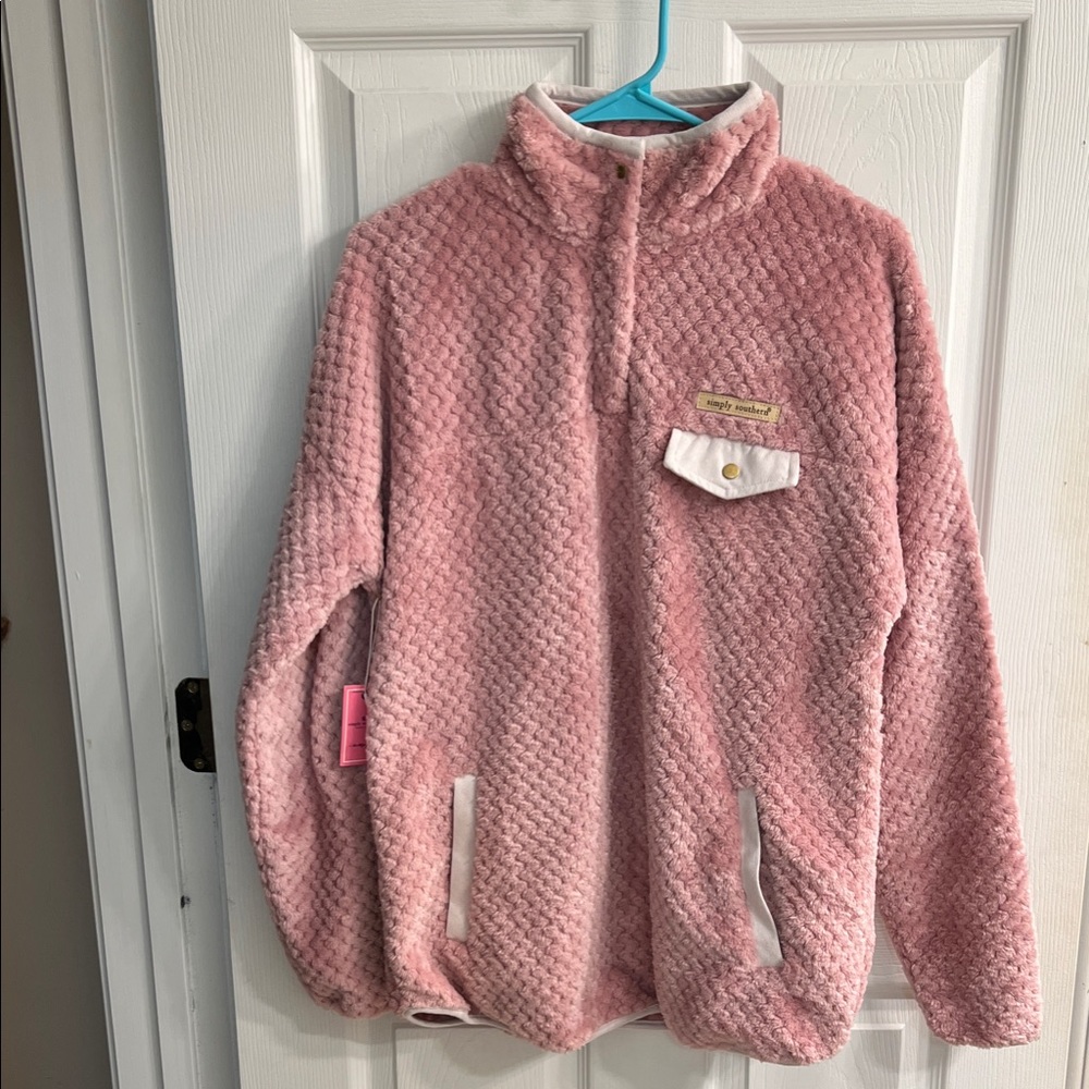 NWT Simply Southern Sherpa Pullover